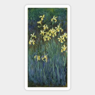 Yellow Irises by Claude Monet Sticker